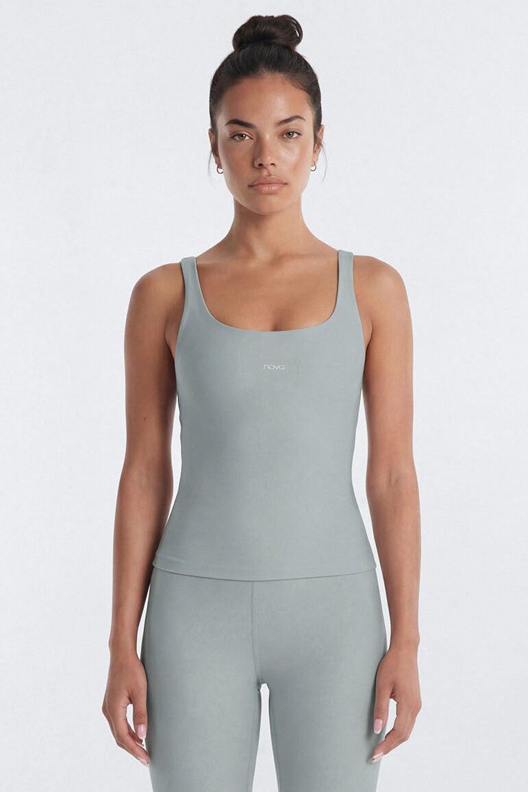 AirSculpt™ Sports Tank Top - Steel