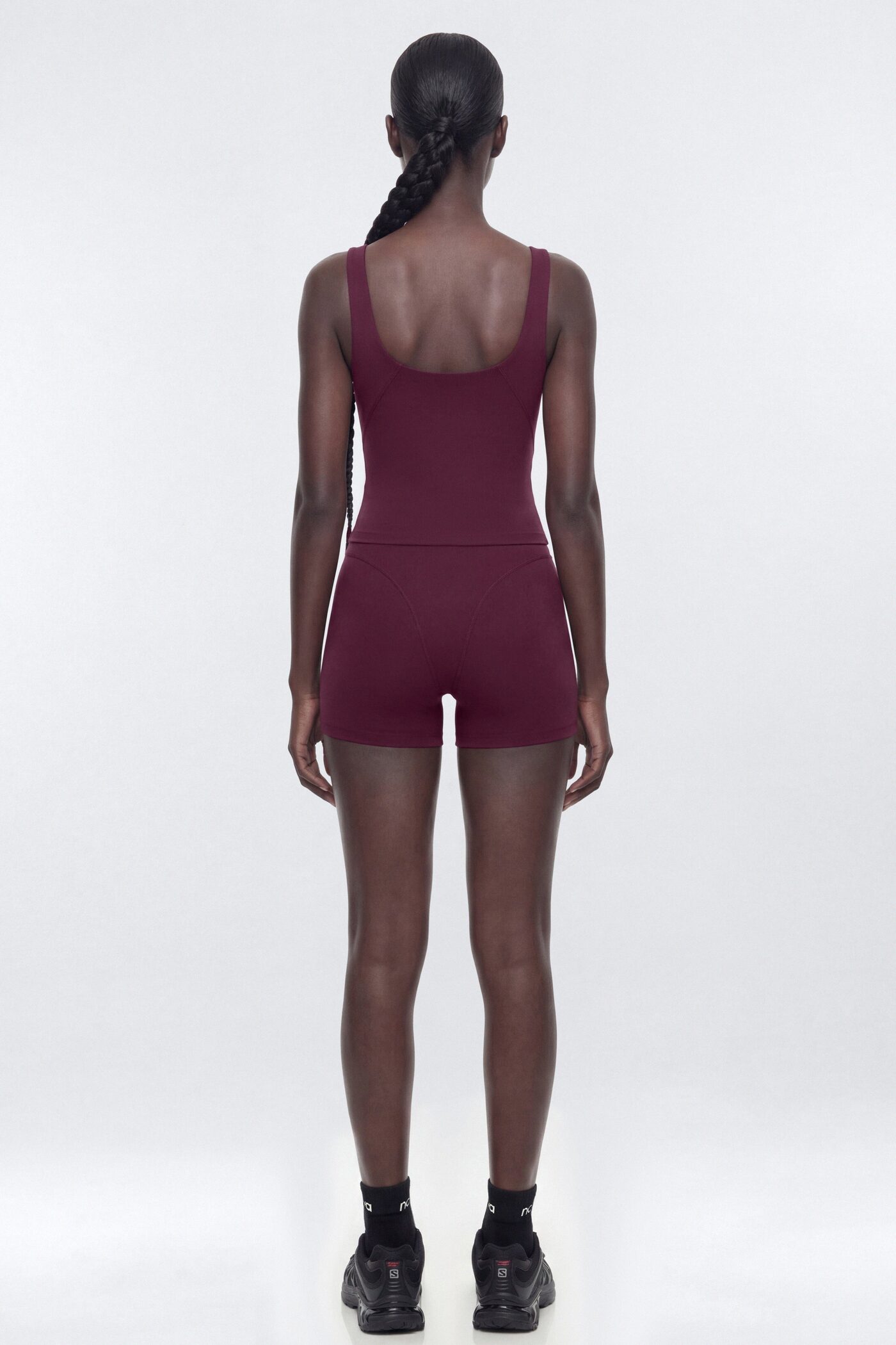 ProStretch™ 3″ V-Line Biker Short - Merlot