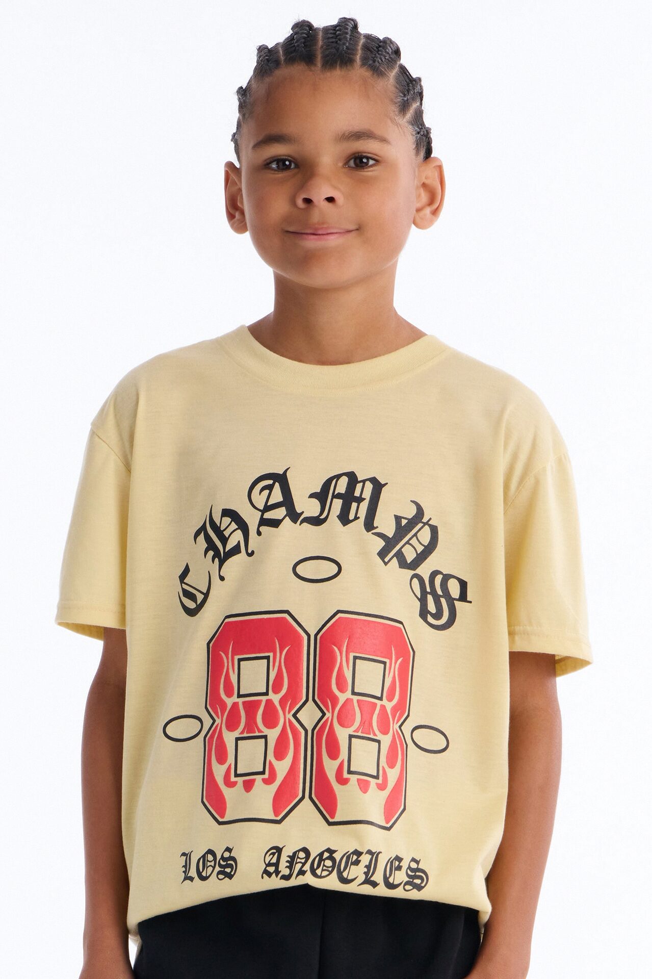Mini Champs Los Angeles 88 Short Set - Sand/combo
