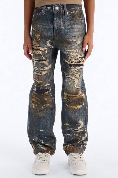 Mini I Got It Printed Jeans - Vintage Wash