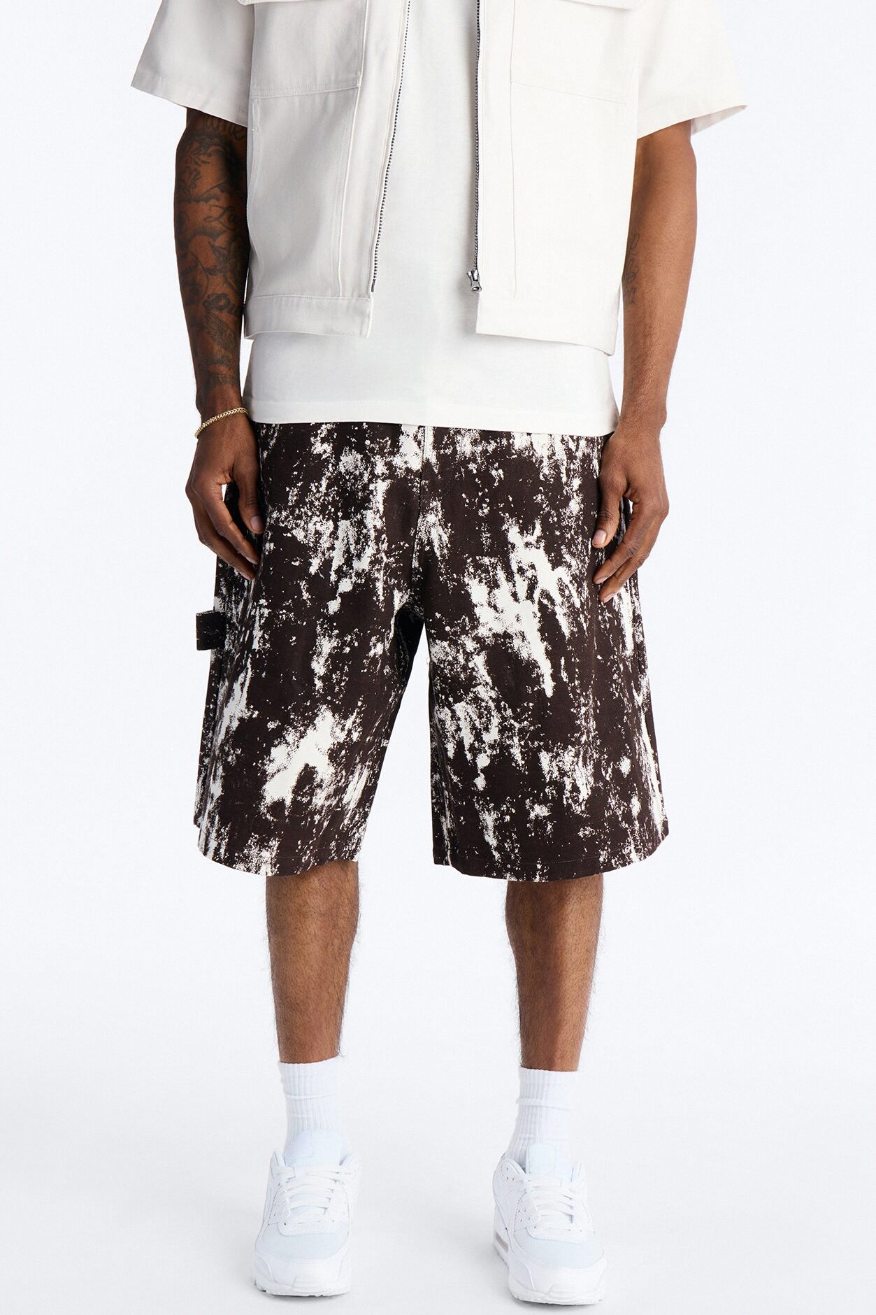 Mixed Clarity Printed Short - Brown Combo
