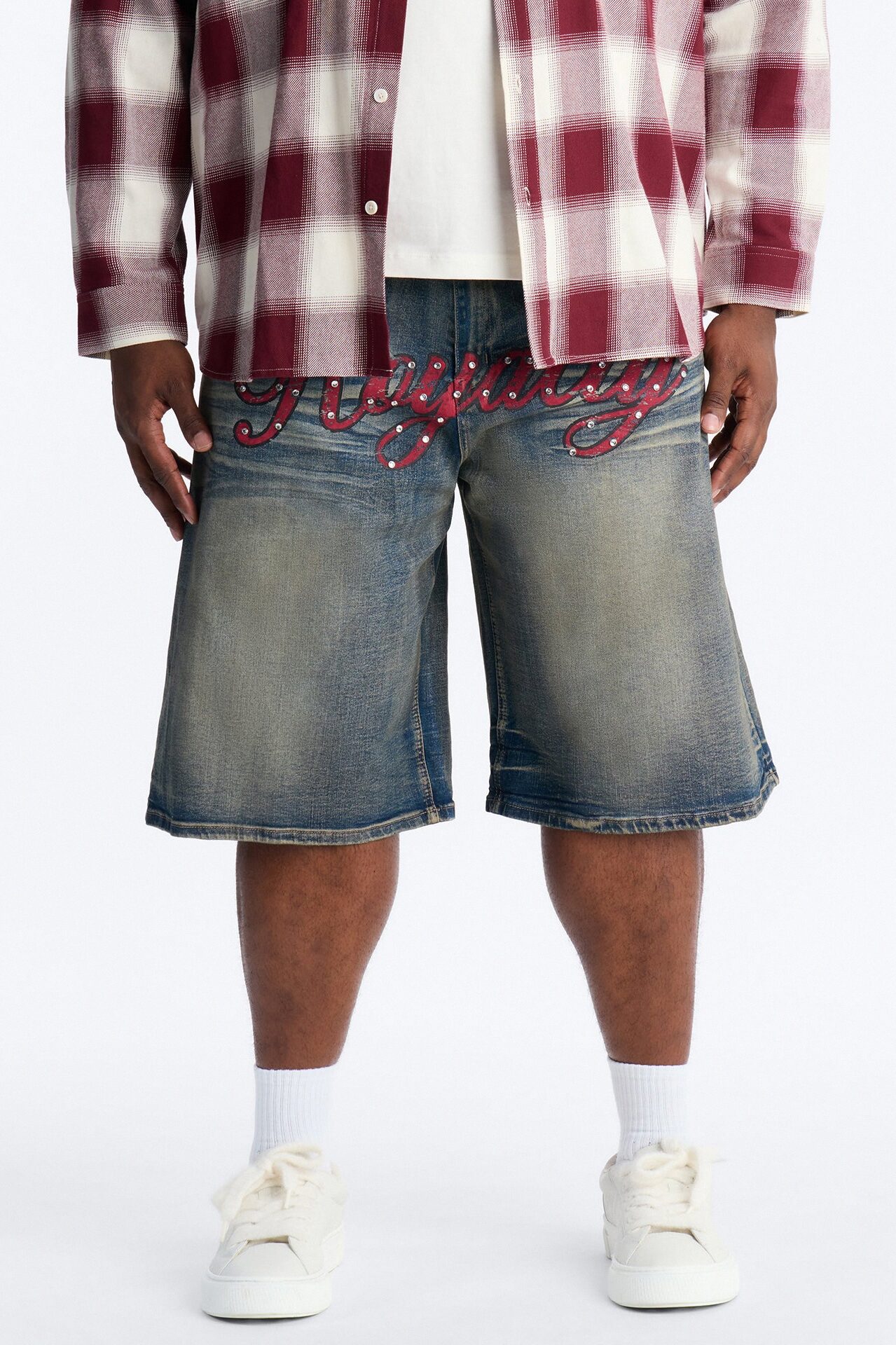 Baggy Vintage Royalty Denim Short - Vintage Wash