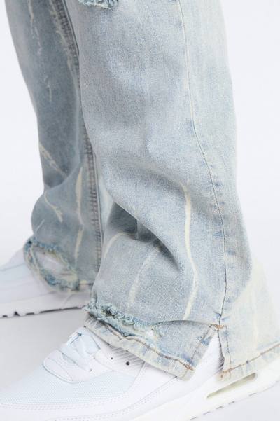 Everyday Street Stacked Skinny Flare Jean - Light Wash