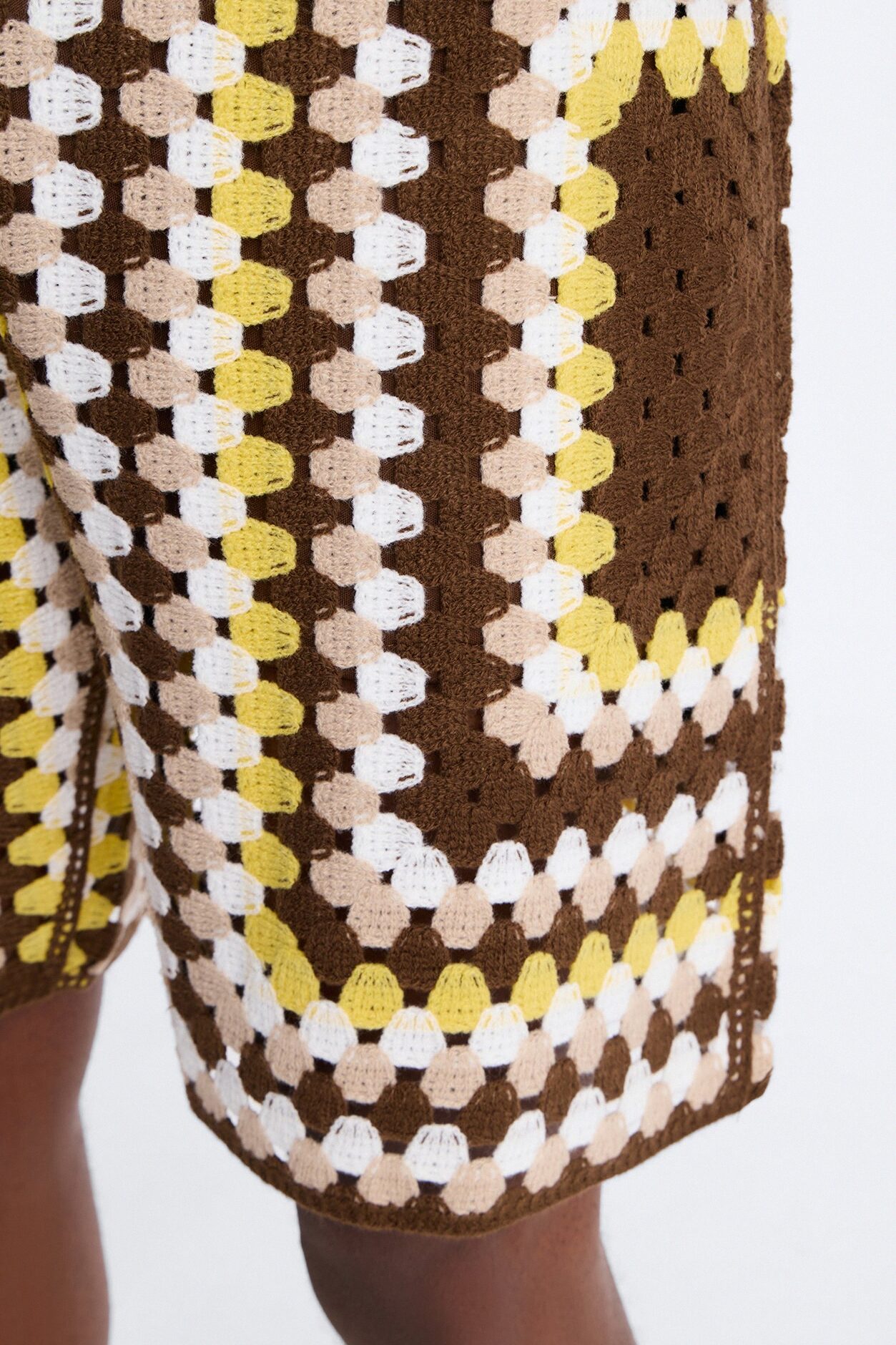 Relaxed Menorca Crochet Short - Multi Color