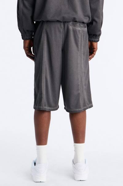Baggy Dirty Washed Heavyweight Short - Grey Mineral Wash