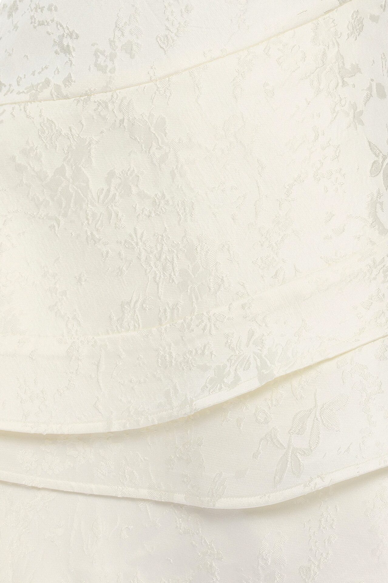 Penelope Jacquard Mini Dress - Off White