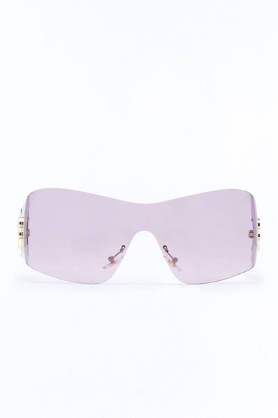 Hot Shot Shield Sunglasses - Purple