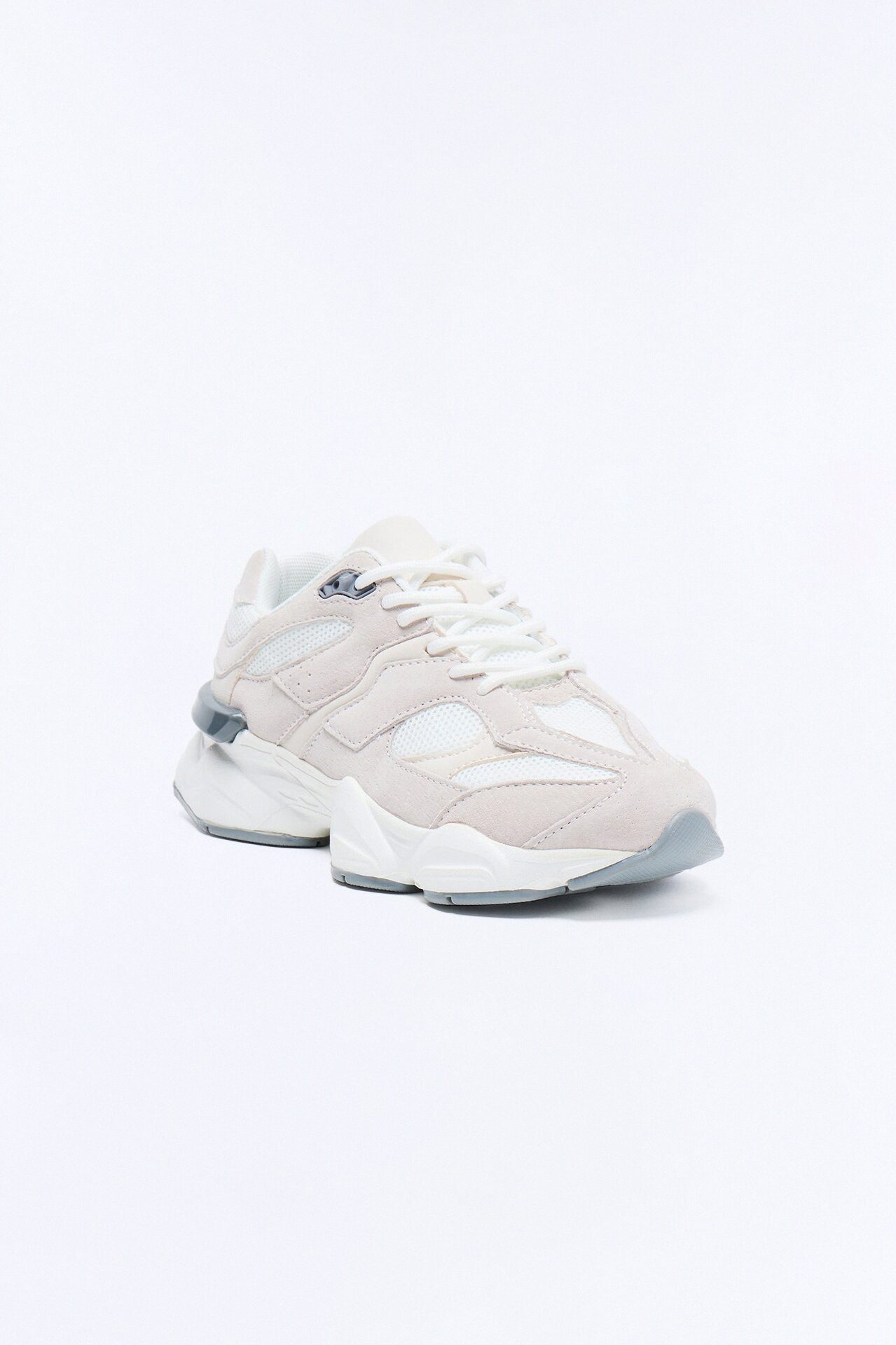 Hayden Lace Up Sneakers - White/combo