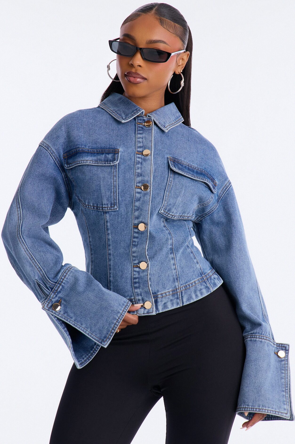 Always In Season Denim Shirt - Light Wash