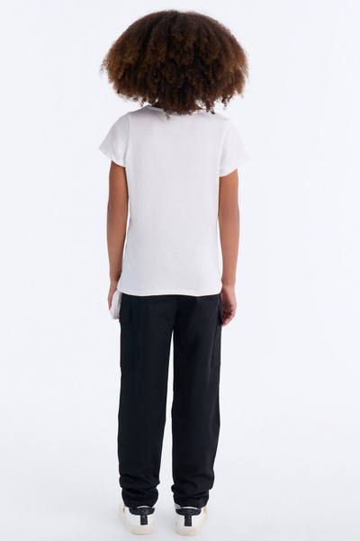 Mini Fierce For Life Pant Set - White/Black