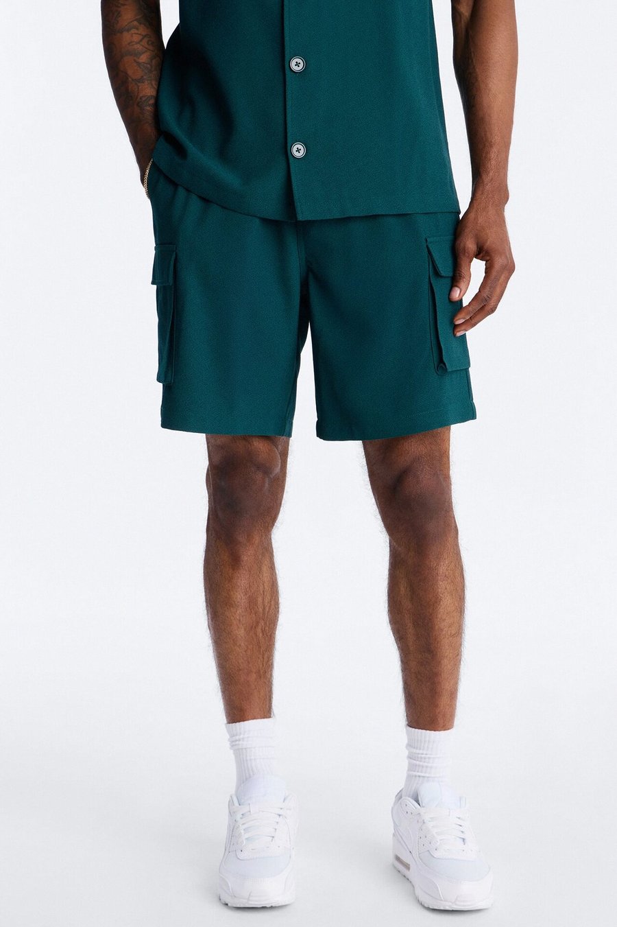 Golden Hour Relaxed Cargo Short - Green