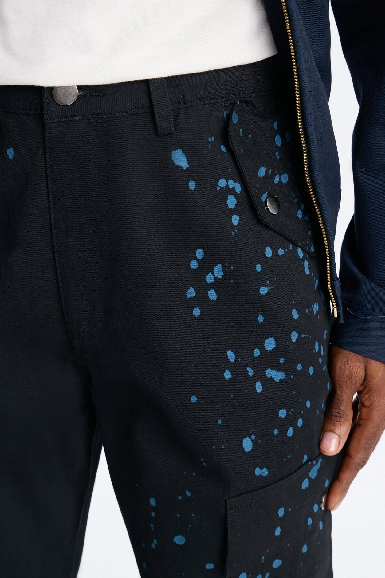 Straight New Age Canvas Pant - Black