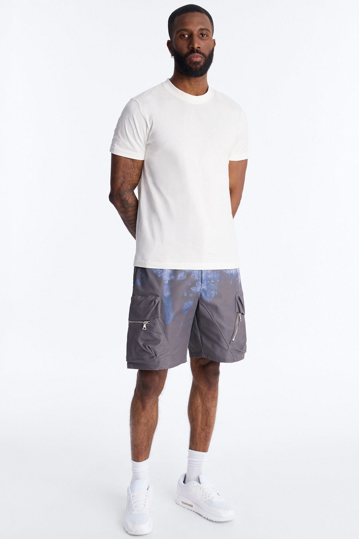 Relaxed Traveling Artist Short - Grey