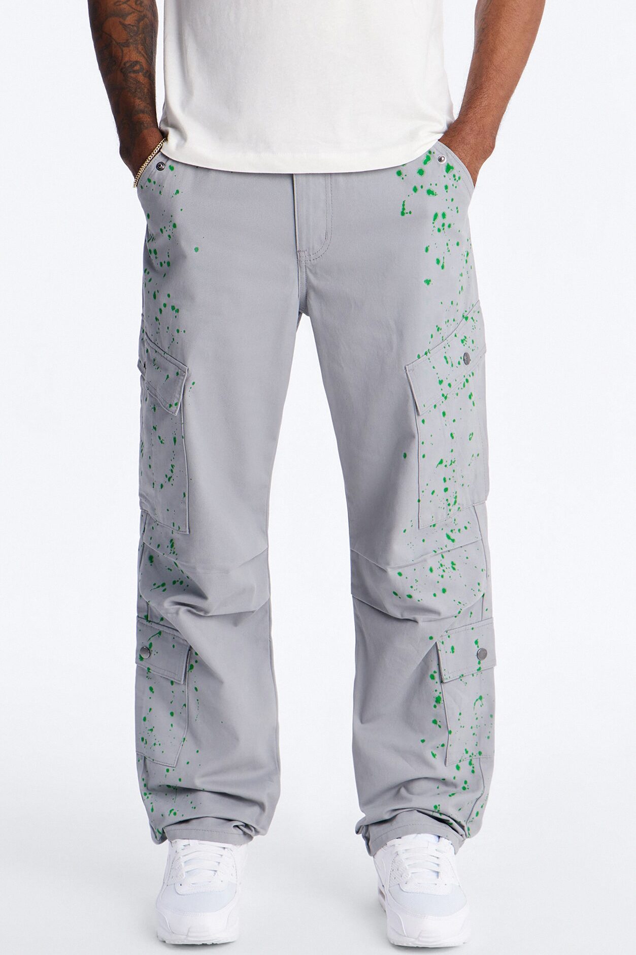 Straight New Age Canvas Pant - Grey