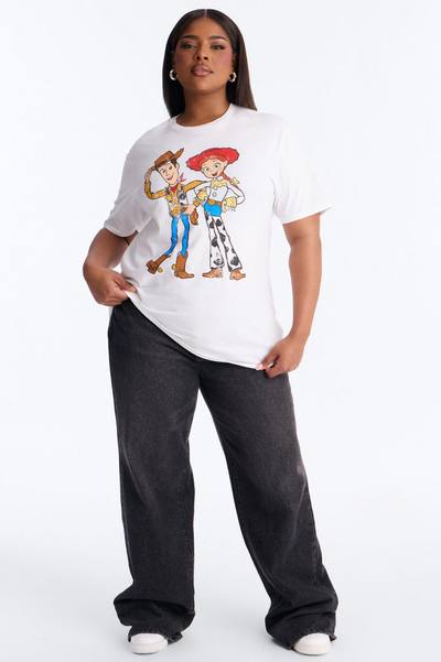 Toy Story Woody And Jessie Tee - White