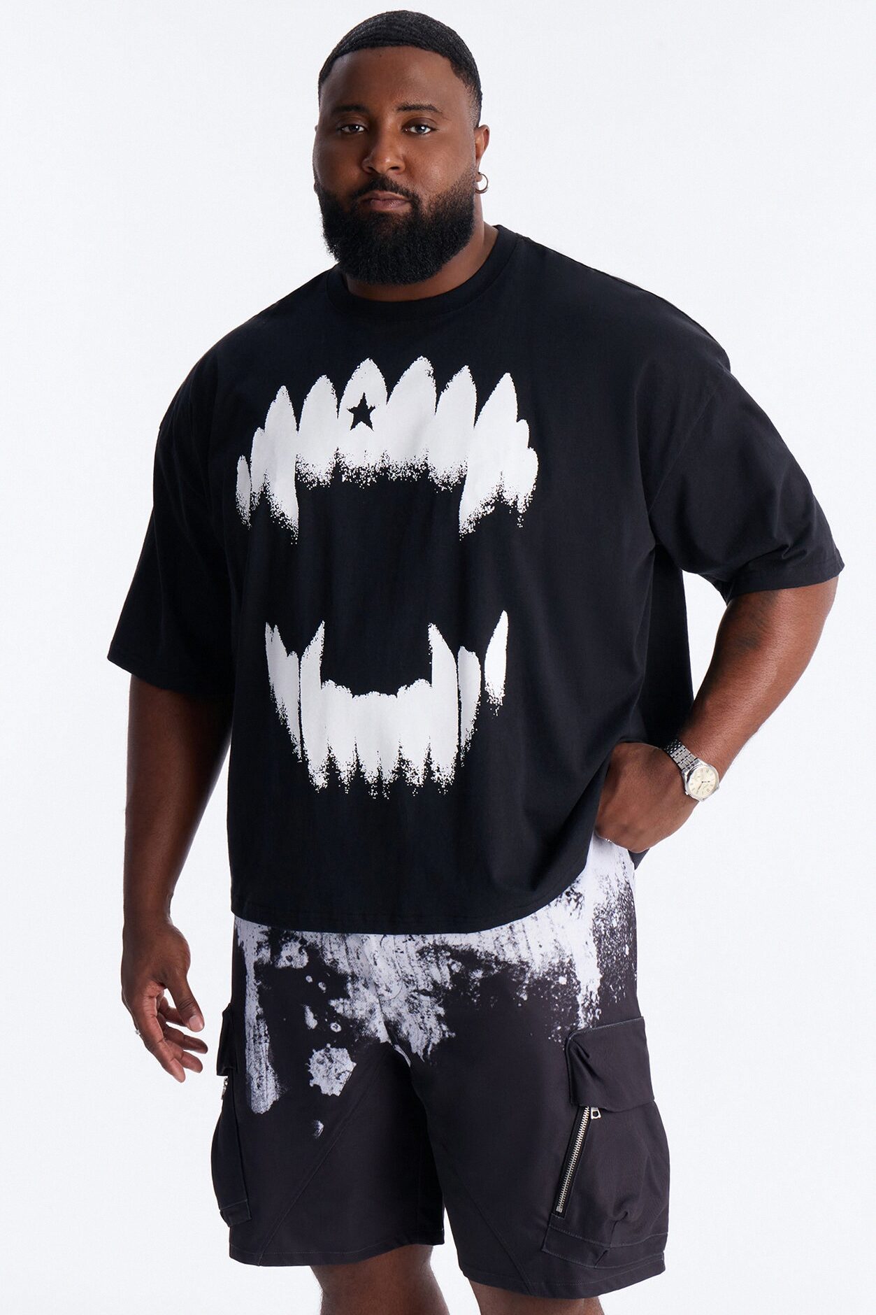 Savage Grill Boxy Short Sleeve Tee - Black