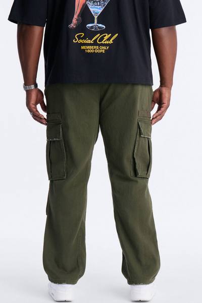 Straight Carter Point Utility Pant - Olive