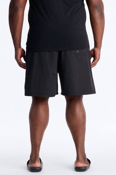 Rich Flex Swim Trunk 7″ - Black/Green