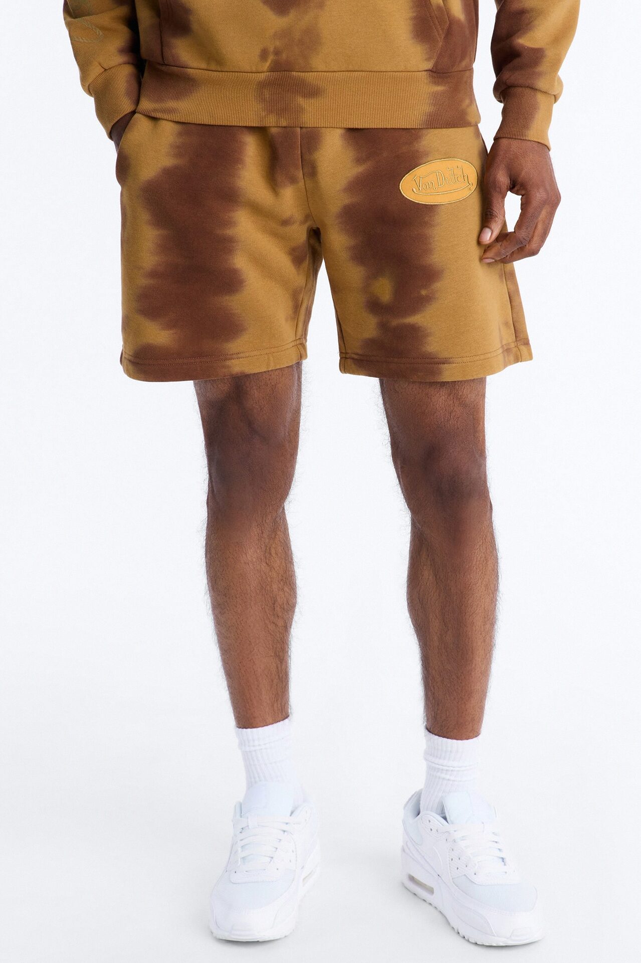 Baggy Von Dutch Ranch Most Wanted Sweatshort - Brown