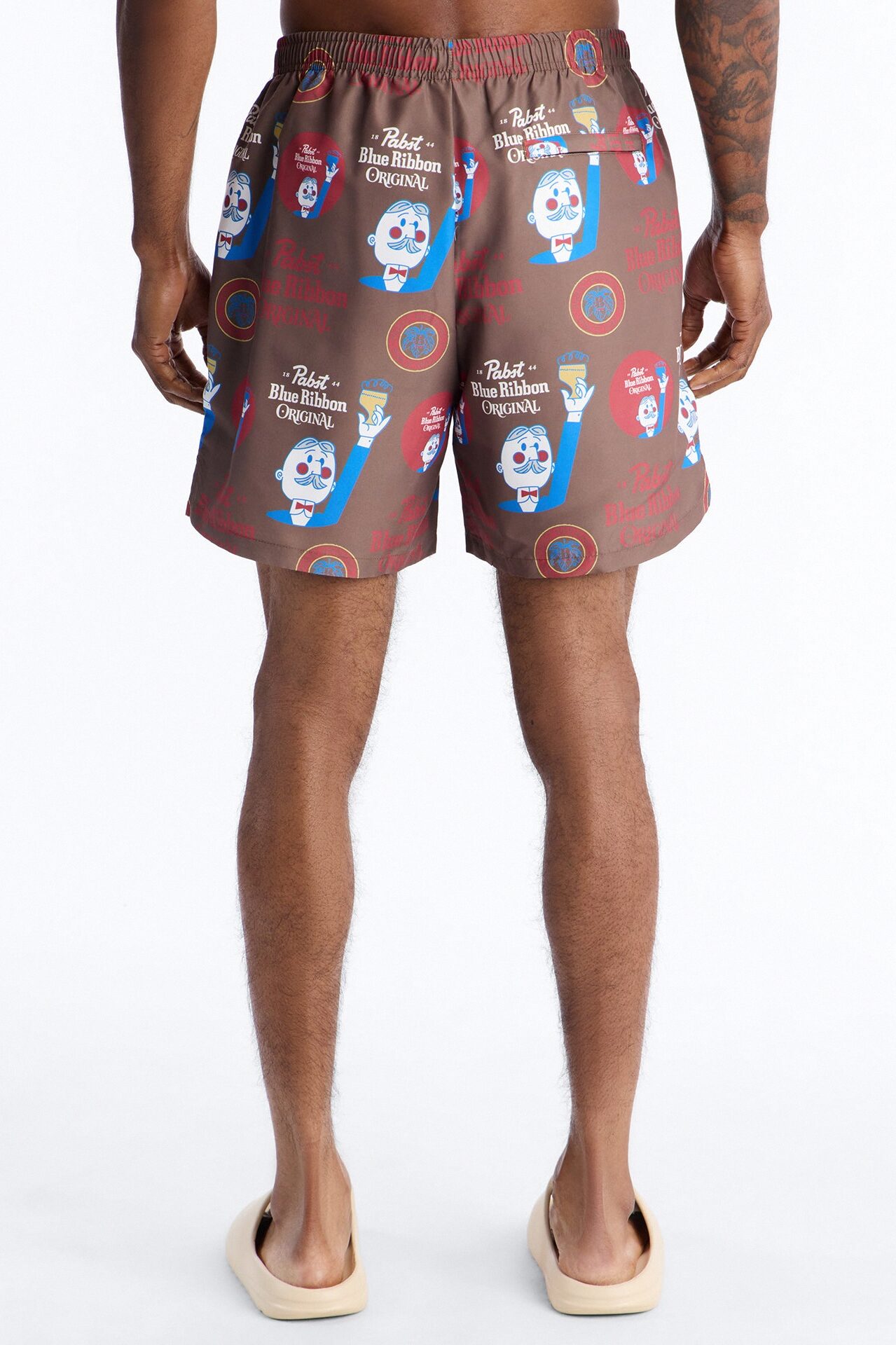 Blue Ribbon Printed Swim Trunk 7″ - Multi Color