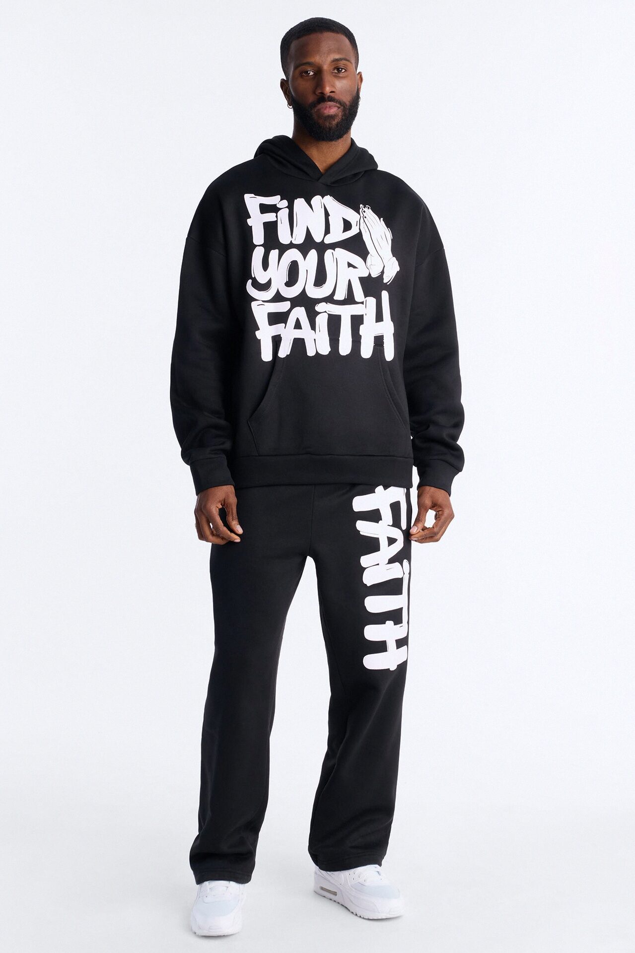 Find Your Faith Hoodie - Black