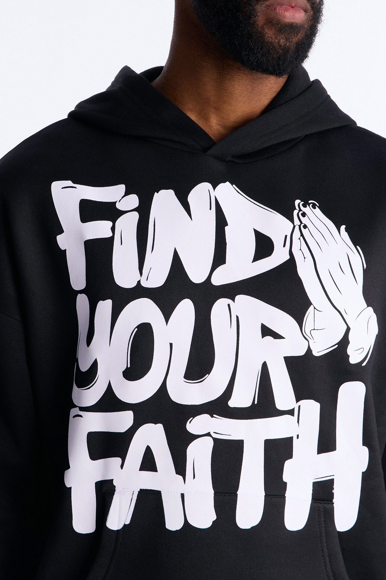 Find Your Faith Hoodie - Black