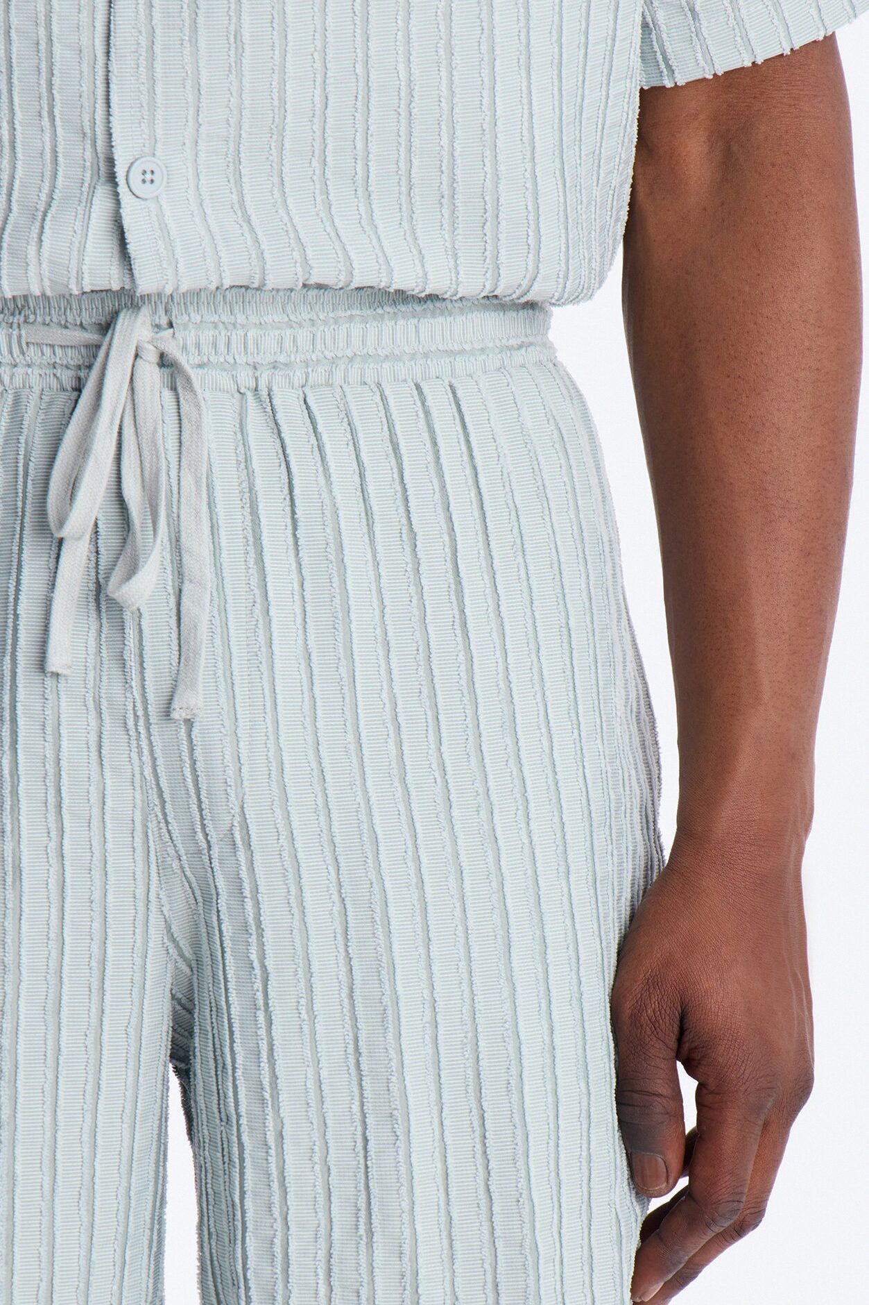Relaxed Aegean Pleat Short - Sage