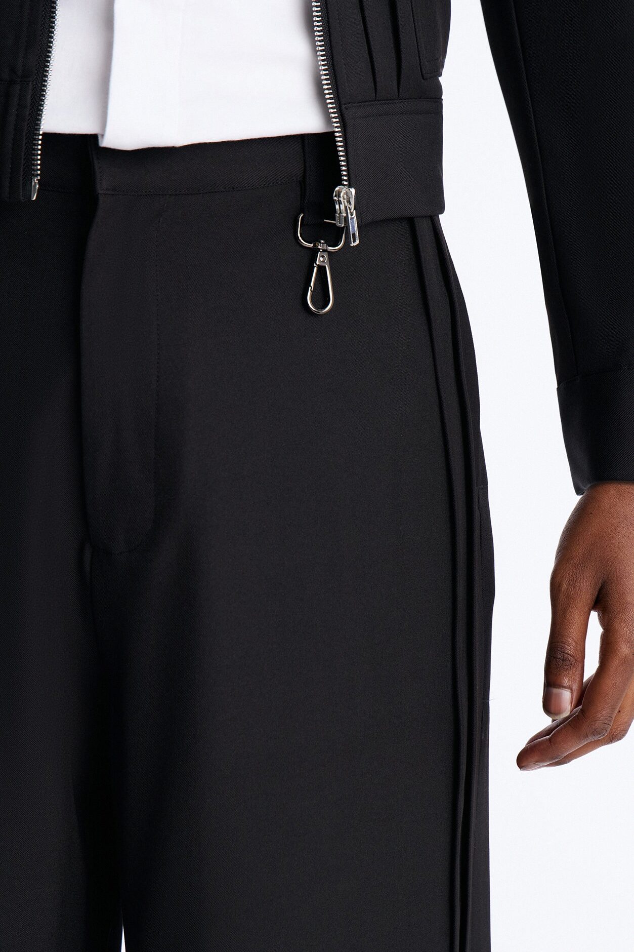 Baggy Vertical Sync Trouser - Black