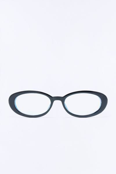 Corporate Baddie Blue Light Glasses - Black