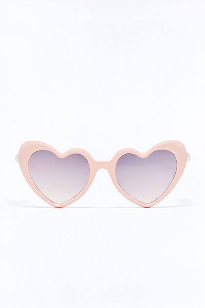 Forever Yours Heart Sunglasses - Pink