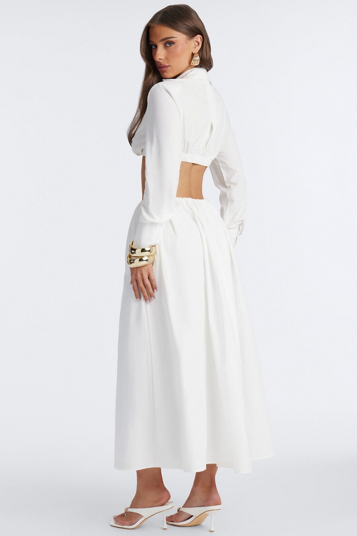 Alexandria Maxi Skirt Set - White
