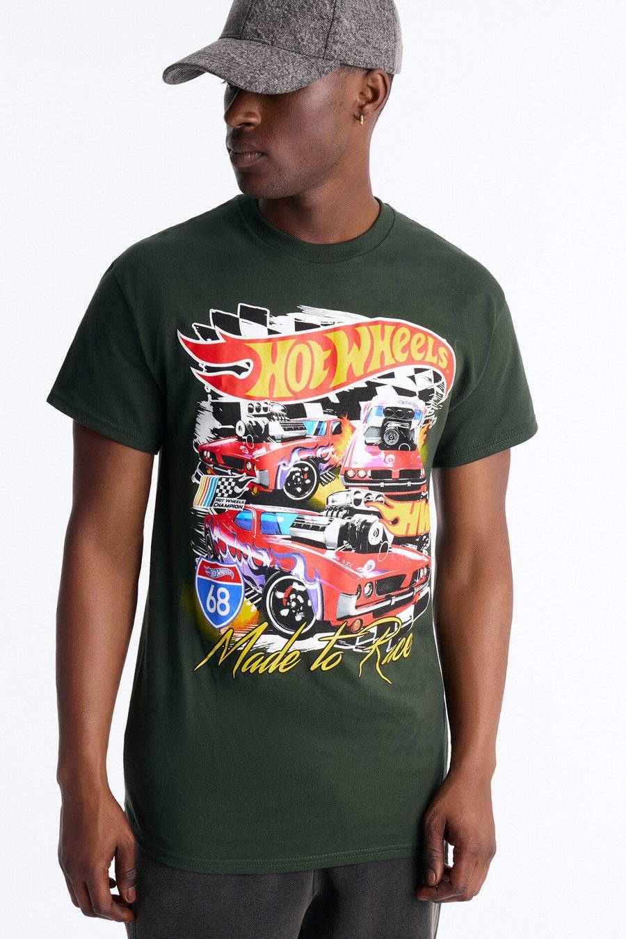 Hot Wheels Made To Race Short Sleeve Tee - Green