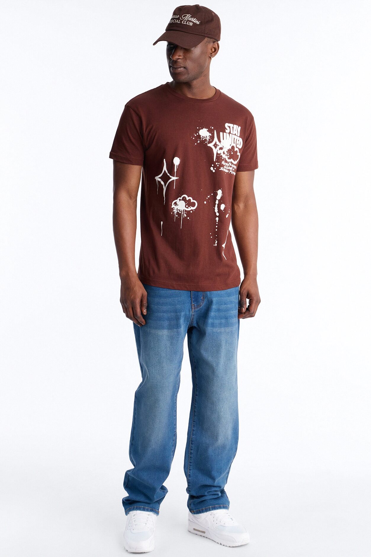 United Hearts Worldwide Short Sleeve Tee - Brown