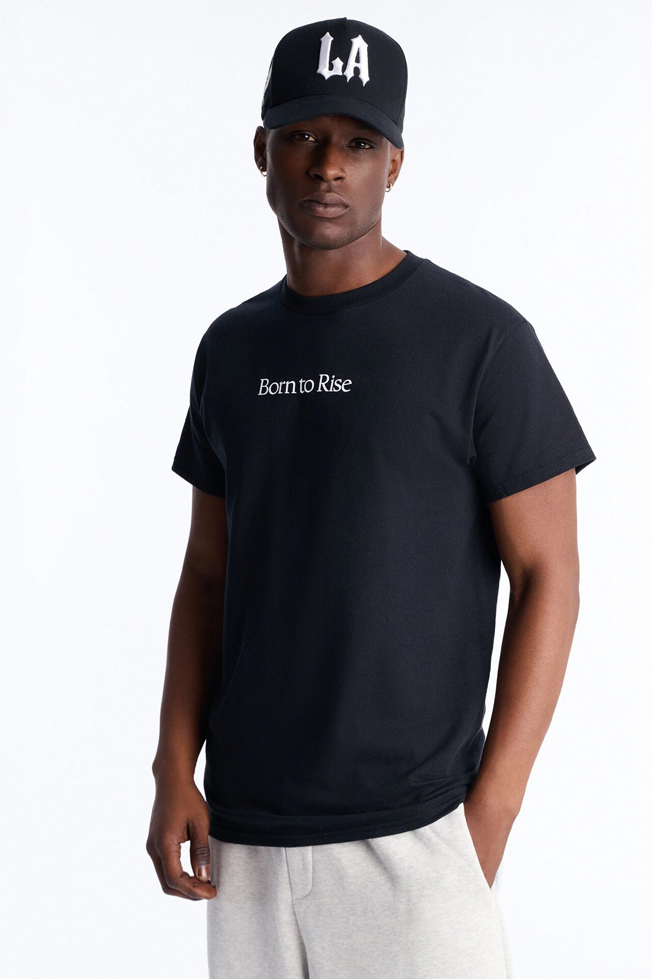 Born To Rise Short Sleeve Tee - Black