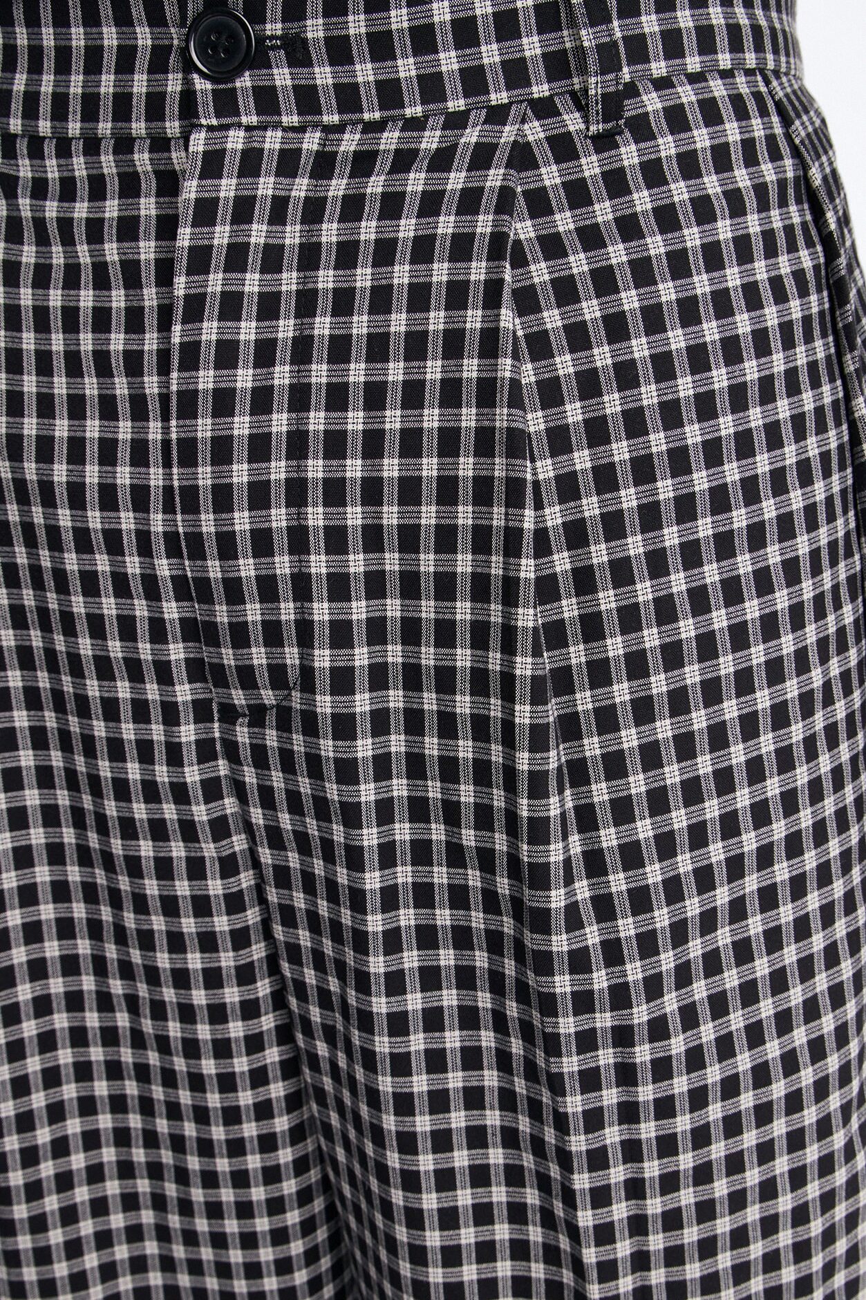 Wide Leg Pleated Downtown London Trouser - Black