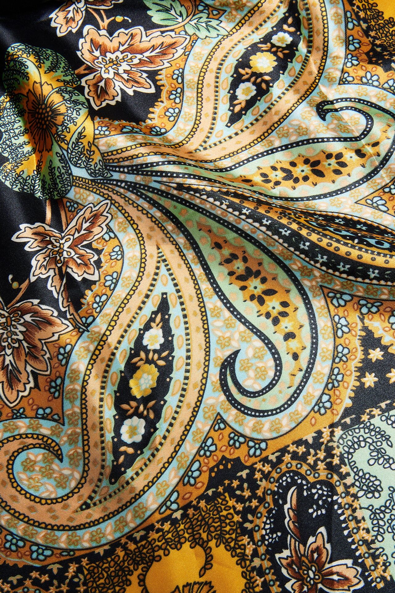 Sunny Shade Head Scarf - Brown/combo