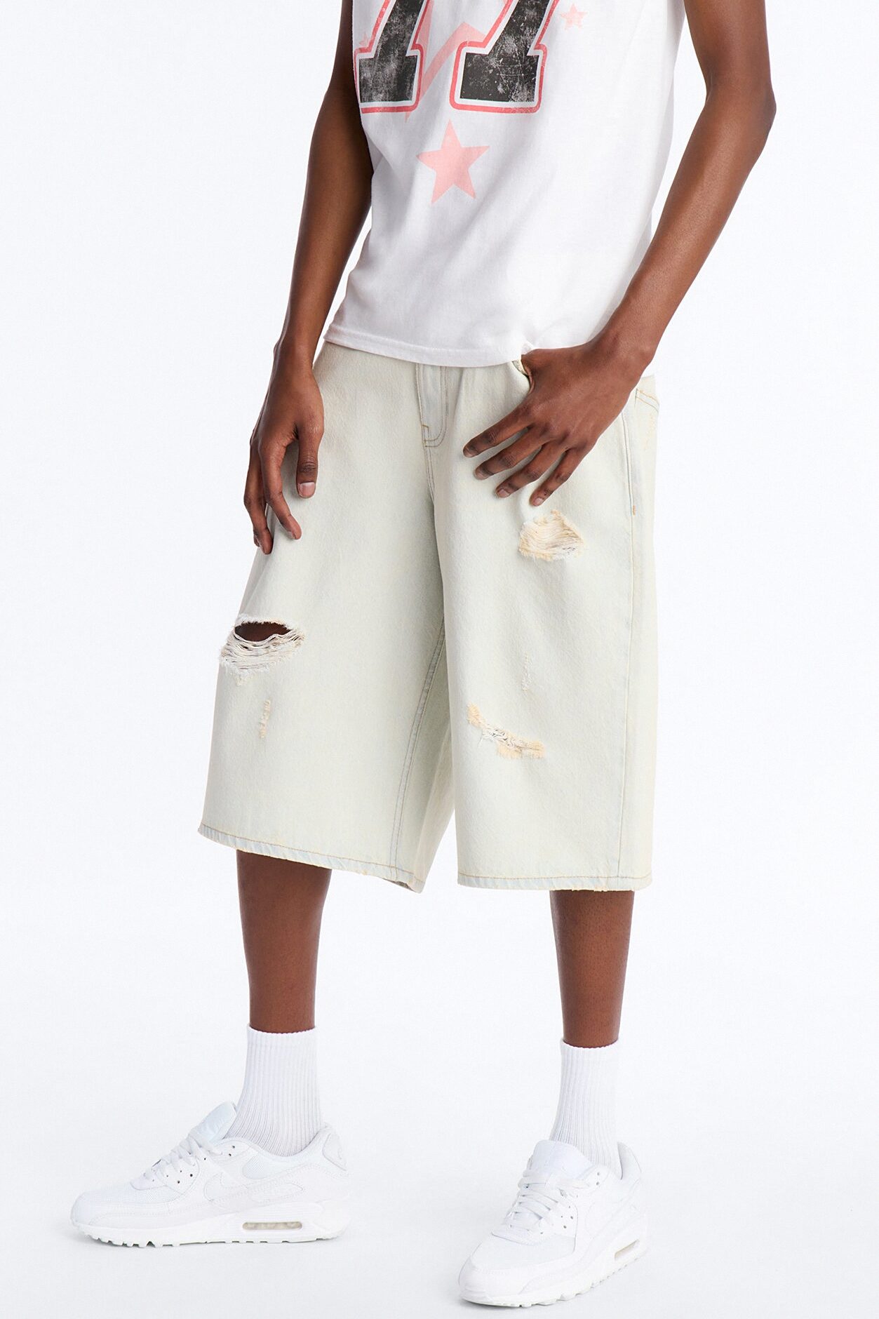 Baggy Arctic Denim Short - Light Wash