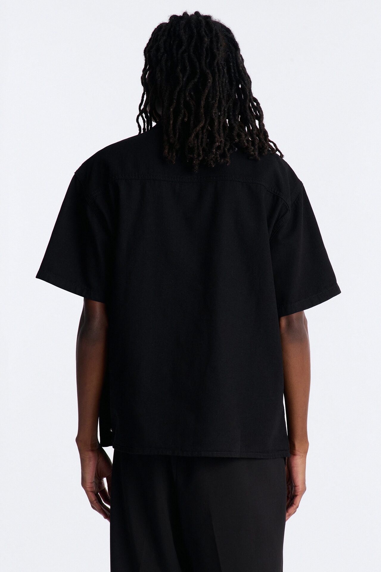 Apex Stud Button Up Shirt - Black