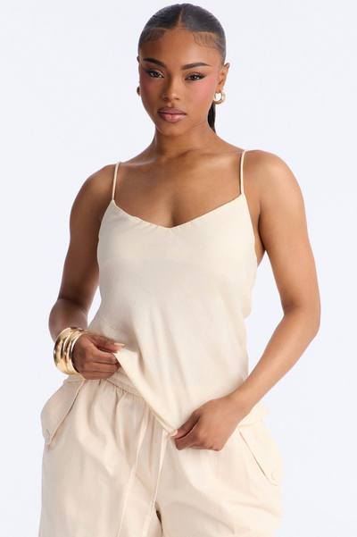 Elissa Airflow Camisole Top - Ivory
