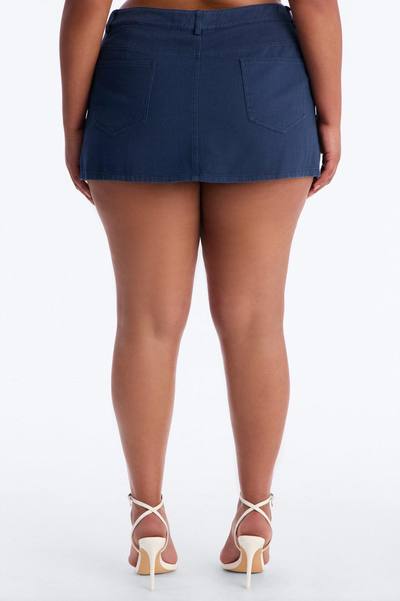 Friday Night Lights Studded Twill Mini Skort - Navy
