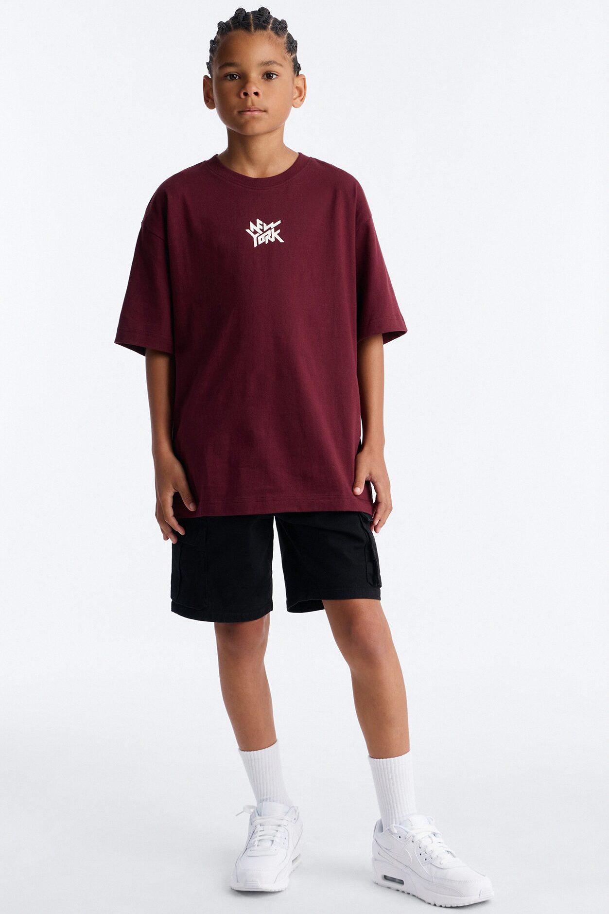 Mini New York Lifestyle Short Sleeve Tee - Chocolate