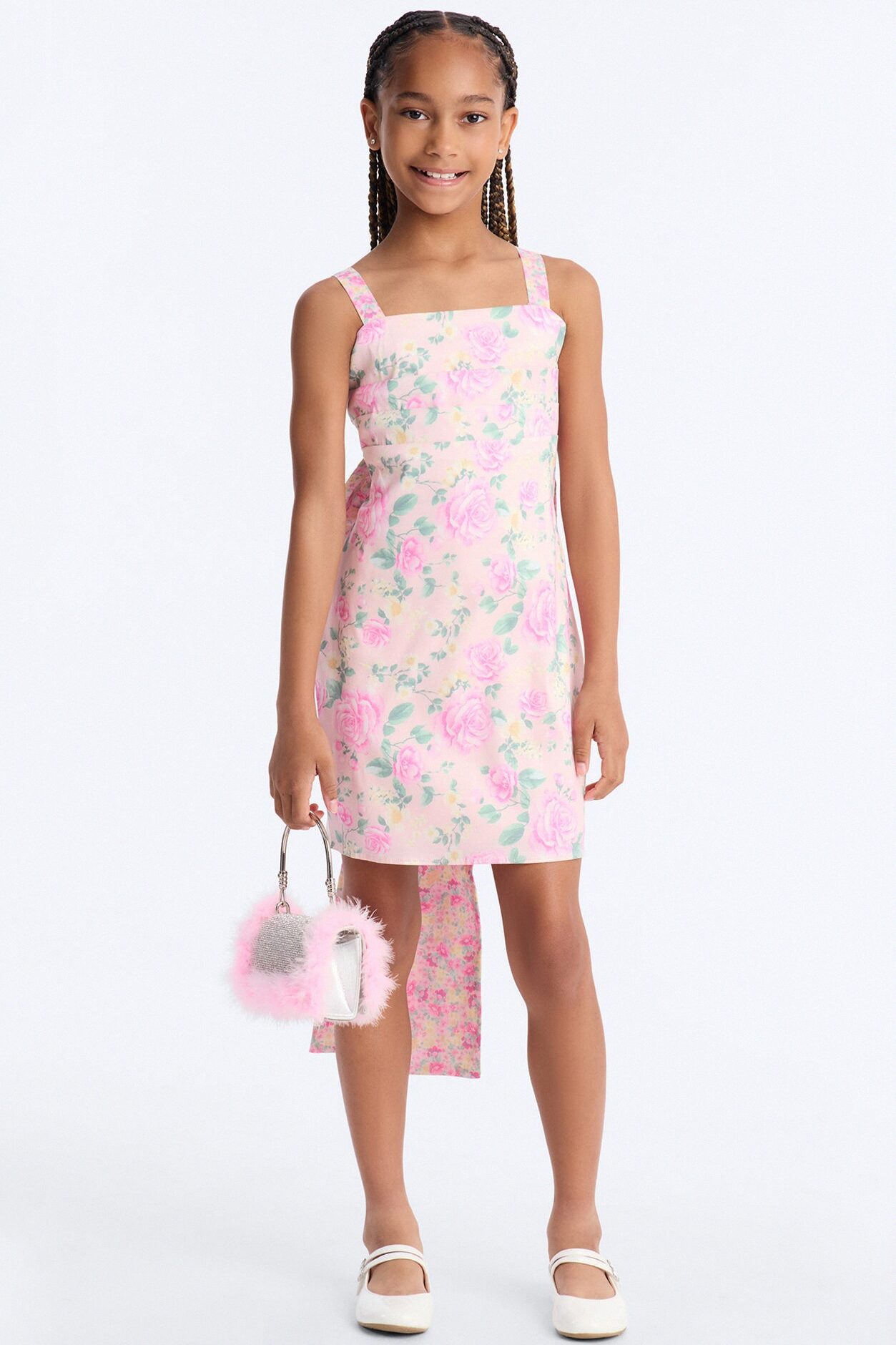 Mini Daydreaming Forever Floral Print Dress - Pink/combo