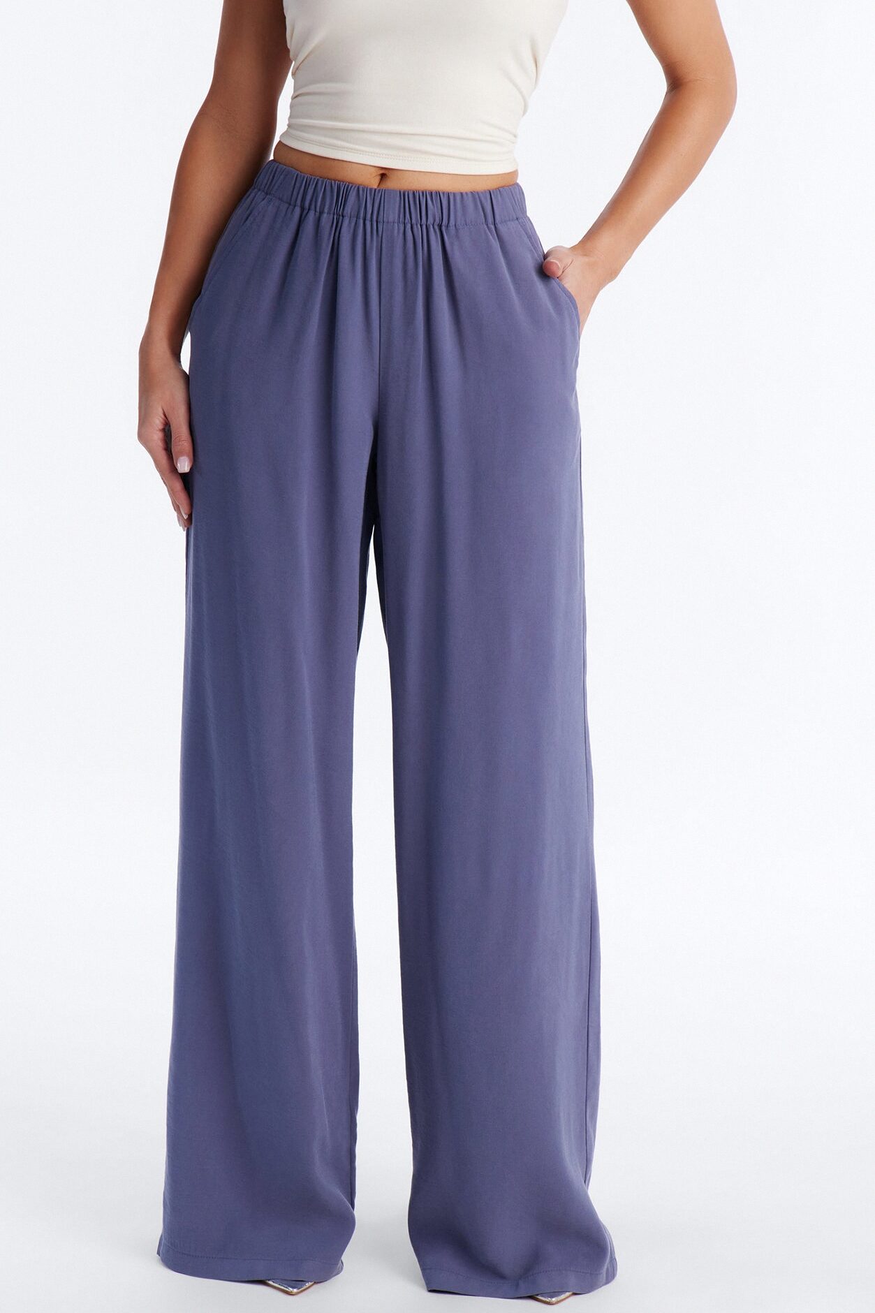 Coffee Break Straight Leg Pant 33″ - Navy