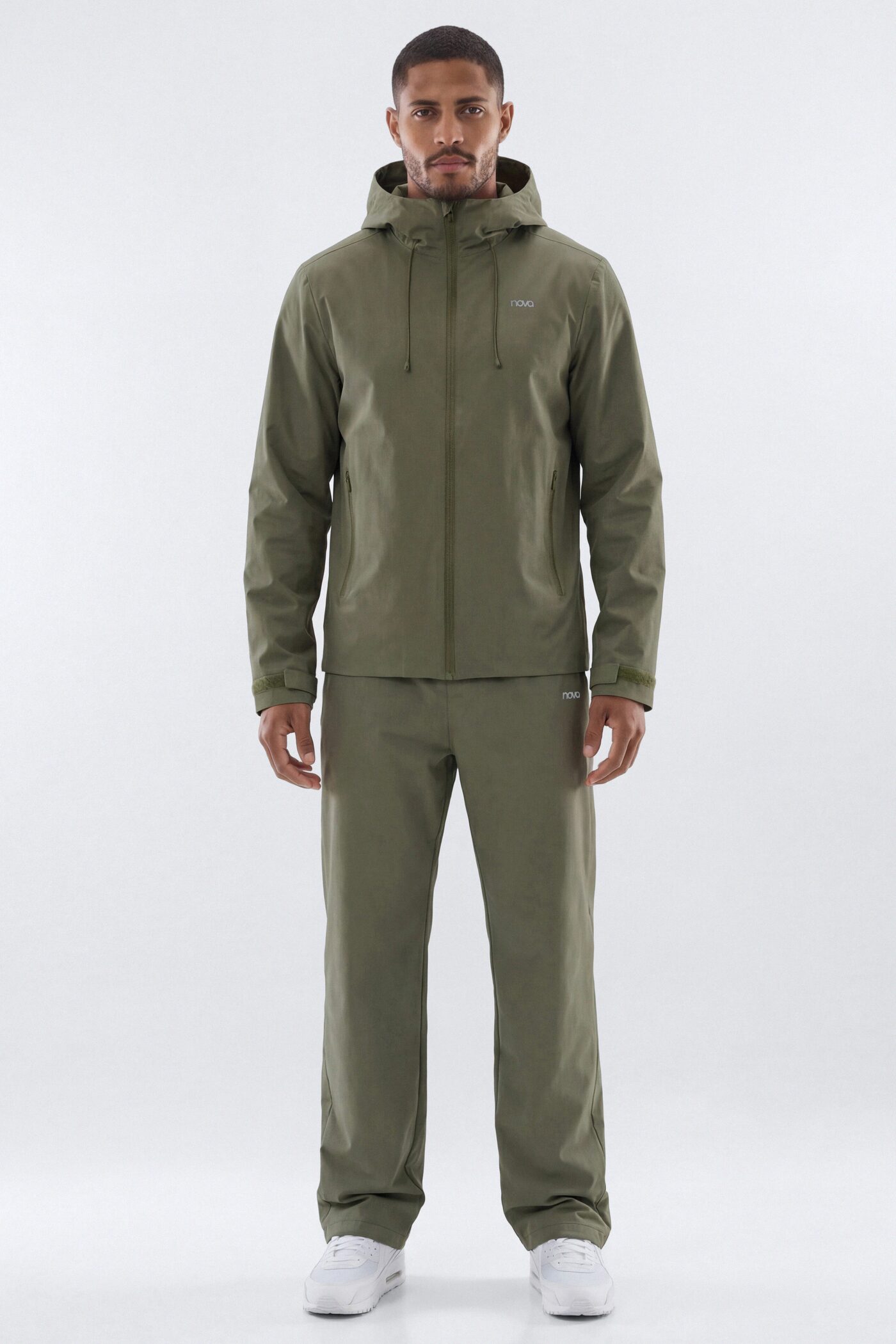 ActiveNylon™ Full Zip Hooded Jacket - Moss
