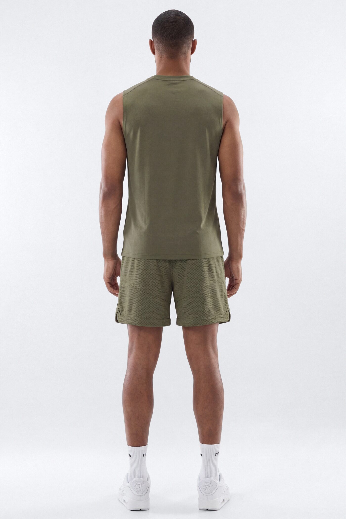 Athletic Mesh 7″ Basketball Shorts - Moss