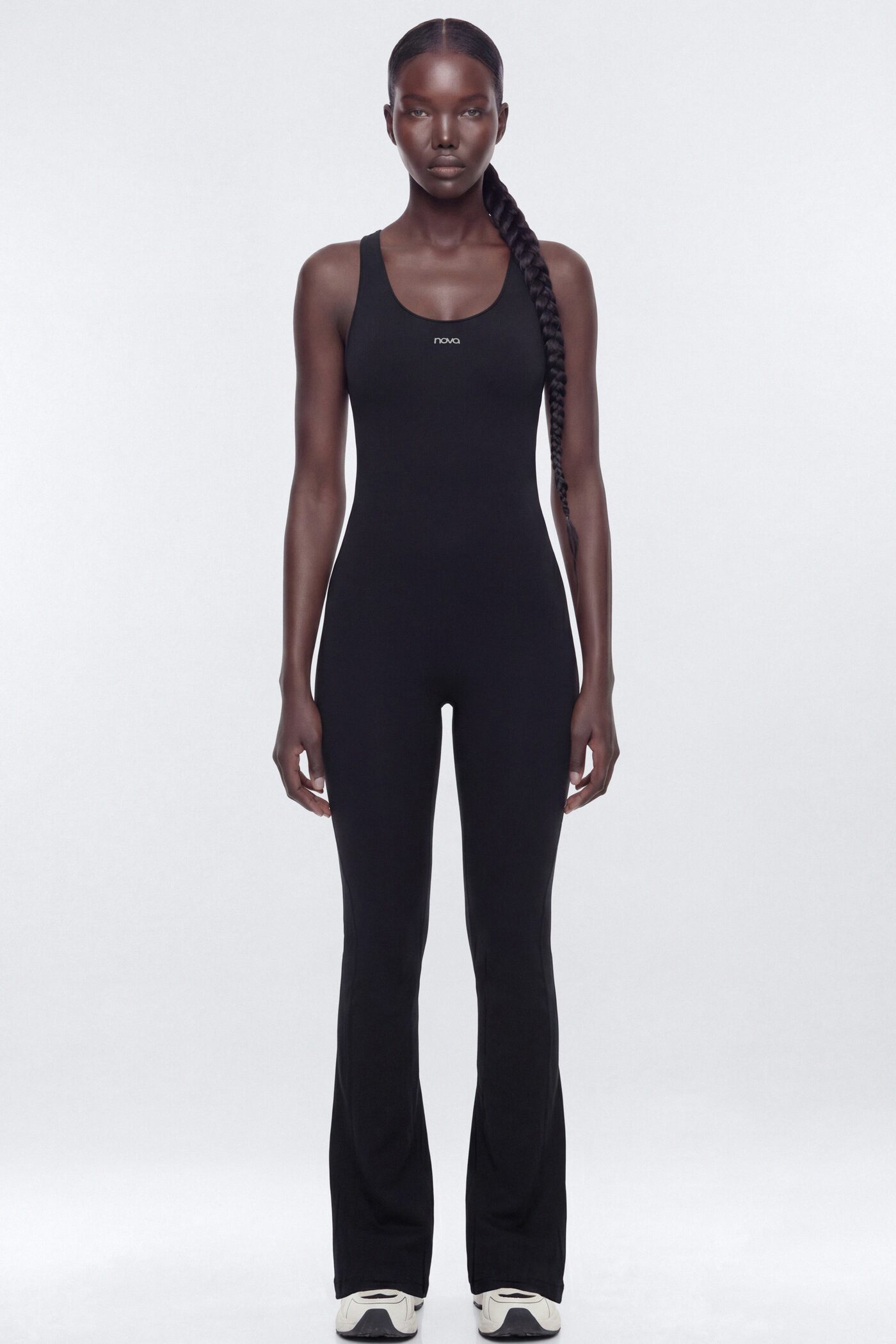 CloudForm™ 32″ Inseam Backless Sports Jumpsuit - Black