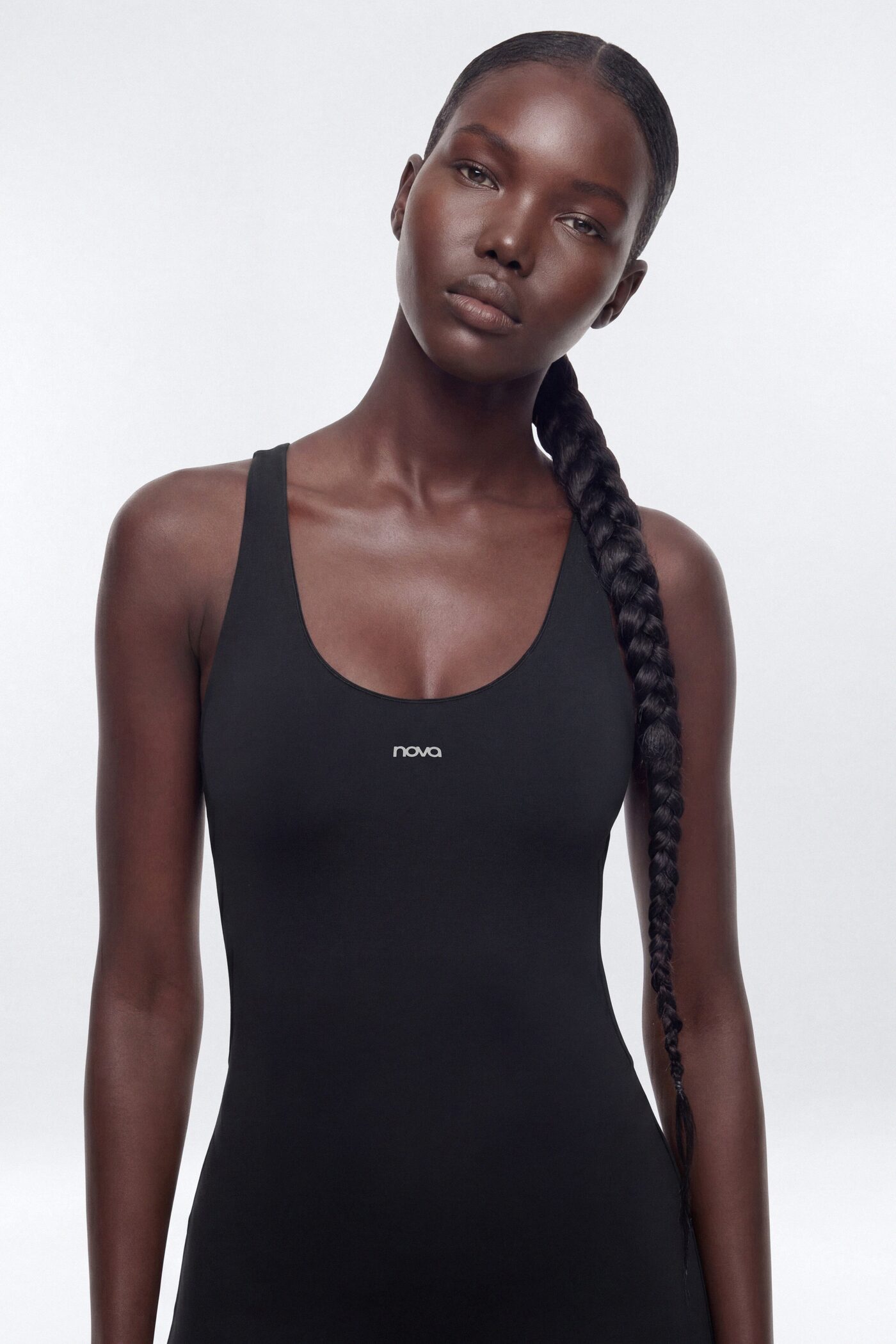 CloudForm™ 32″ Inseam Backless Sports Jumpsuit - Black