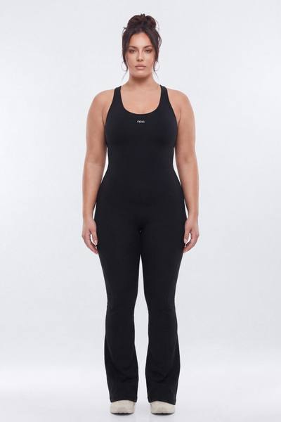 CloudForm™ 32″ Inseam Backless Sports Jumpsuit - Black