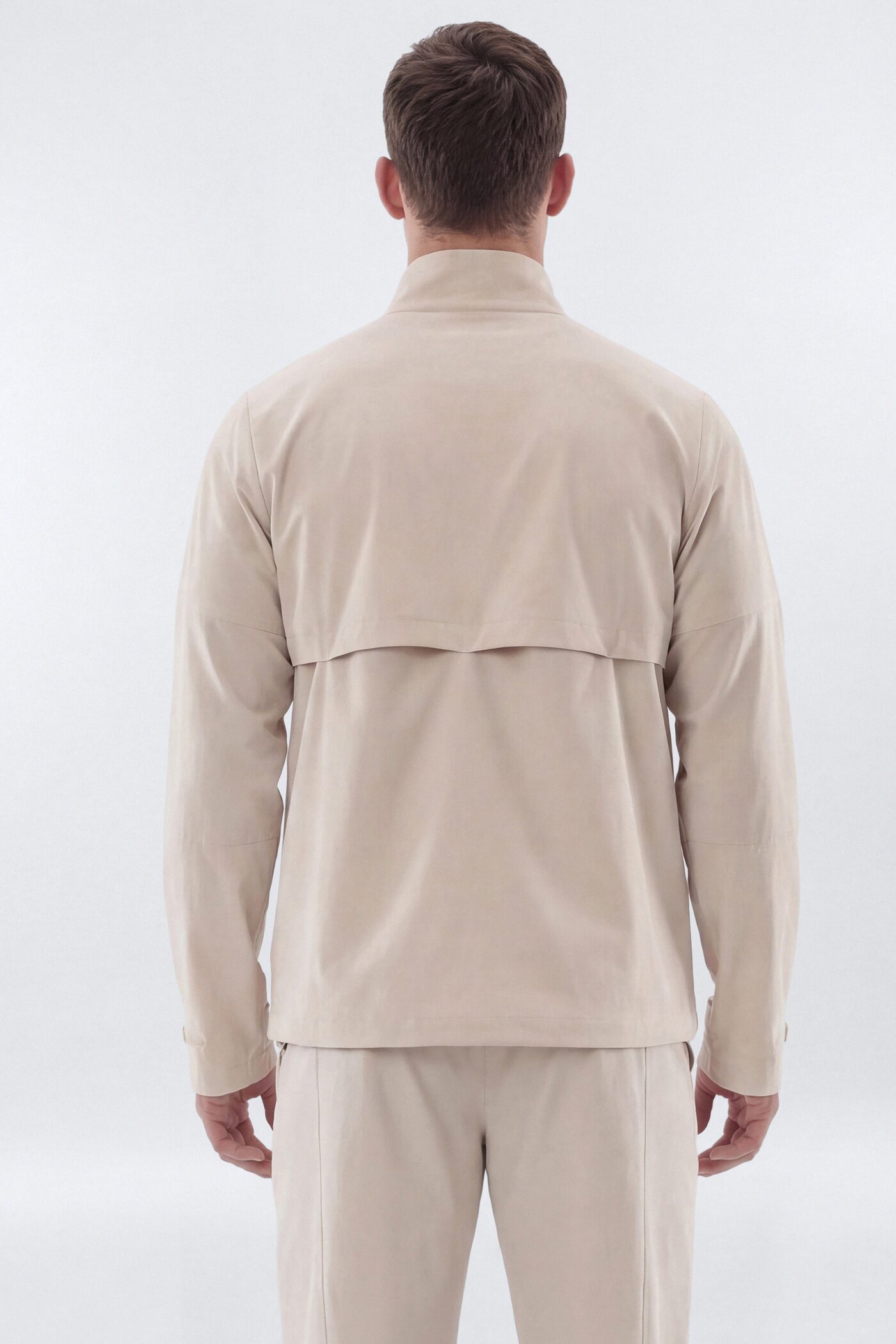 ActiveNylon™ Half Zip Pullover Jacket - Oat Milk