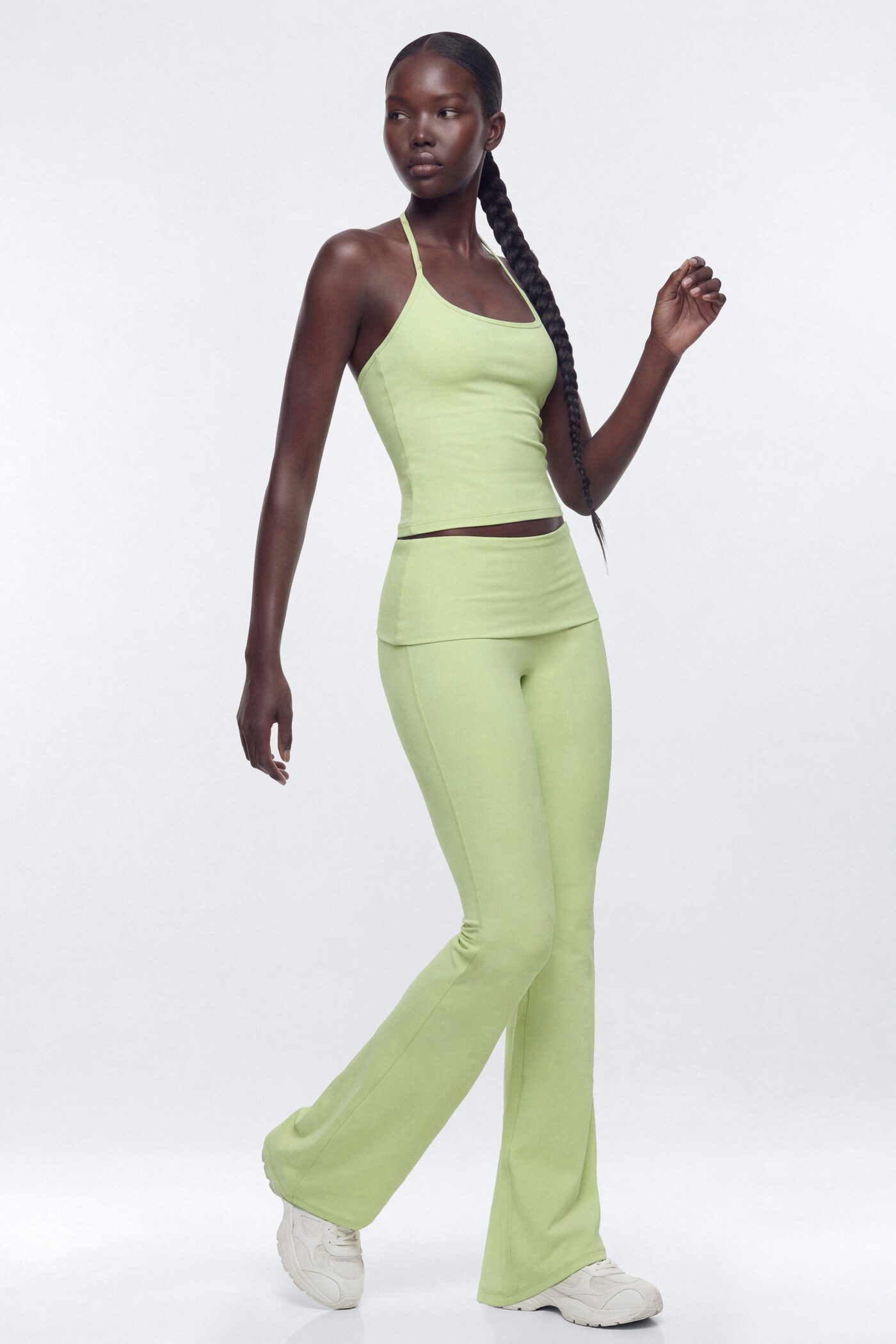 ButterSoft Adjustable Halter Tank - Pistachio